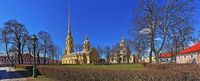 Панорама с Петропавловским собором