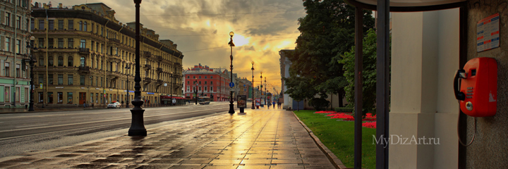 Санкт-Петербург, Saint-Petersburg, St. Petersburg, Невский проспект, высокое разрешение, Панорамное фото, фотопанно