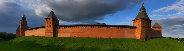 Крепость, Новгород, кремль,  панорама, широкоформатное изображение высокого разрешения