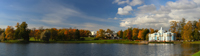 Пушкин, Большой пруд, павильон Грот, изображение высокого разрешения, качественное фото