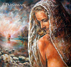 Одиссей, Пенелопа, женщина, море, парусник, Парсаданов