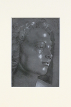 Альбрехт Дюрер - фотовыствка в Эрмитаже - рисунок - Голова ангела