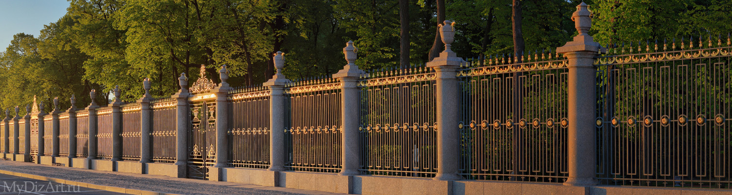 Решетка Летнего сада. Ограды и решетки. Фото Санкт-Петербурга