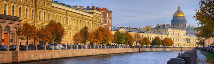 Санкт-Петербург, Saint-Petersburg, St. Petersburg, река Мойка, Исаакиевский собор, панорама, фотопанно