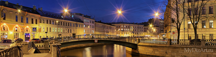 Канал Грибоедова, фотопанно, Санкт-Петербург, высокое разрешение, Saint-Petersburg, St. Petersburg