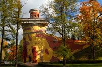 Пушкин, Екатерининский парк, Башня-руина, изображение высокого разрешения, качественное фото